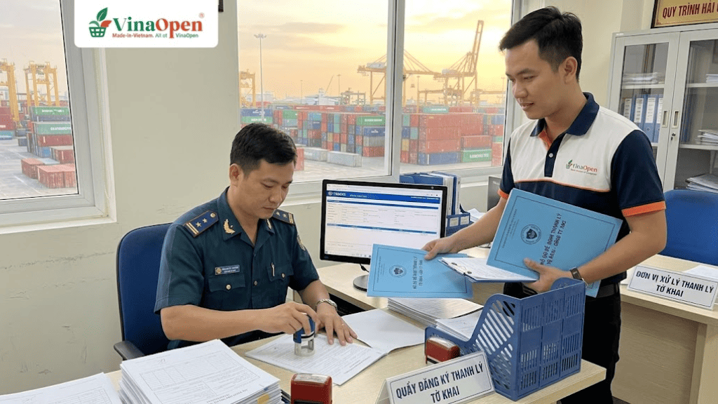 Thủ tục hải quan xuất khẩu