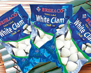 Frozen Whole White Clams