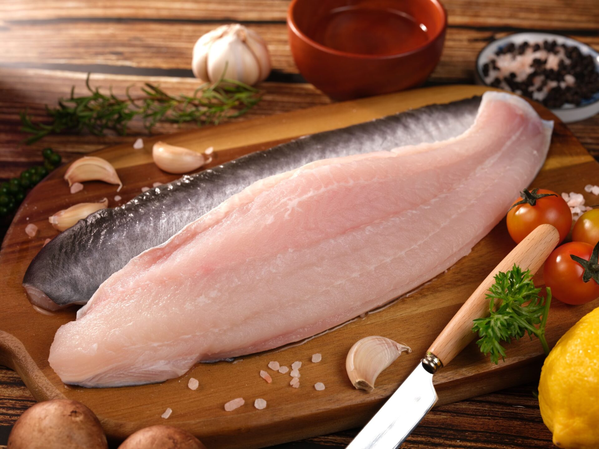 PANGASIUS FILLET SKIN ON