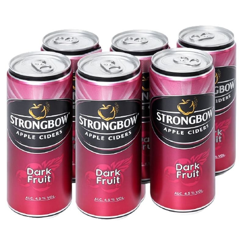 Strongbow Gold Apple Strawberry Flavored Fermented Apple Cider Vinegar