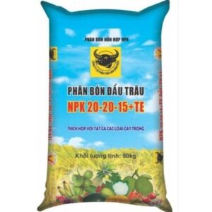 Dau Trau NPK 20-20-15+TE fertilizer (50kg bag)